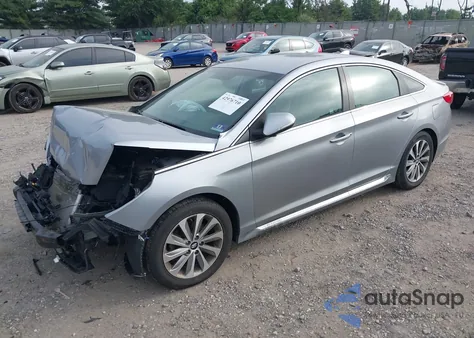 2015 Hyundai Sonata Sport из США, поврежденный, VIN 5NPE34AF9FH047580